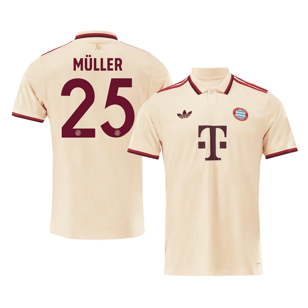 Bayern Munich MÜLLER #25 Third Away Soccer Jersey 2024/25 - UCL Edition - Football Shirt | SmartJerseys | Official Quality