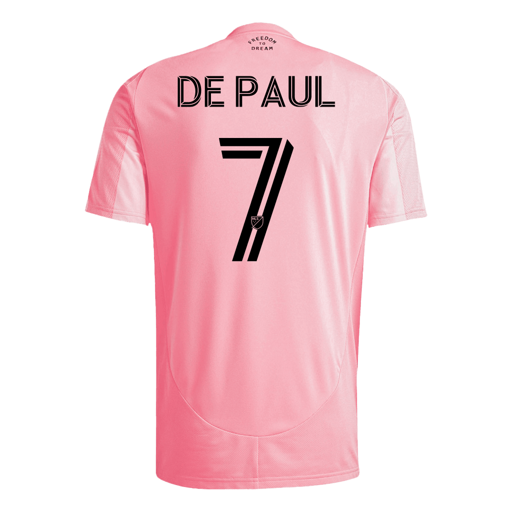 Maillot de foot Inter Miami CF DE PAUL #7 Domicile 2025