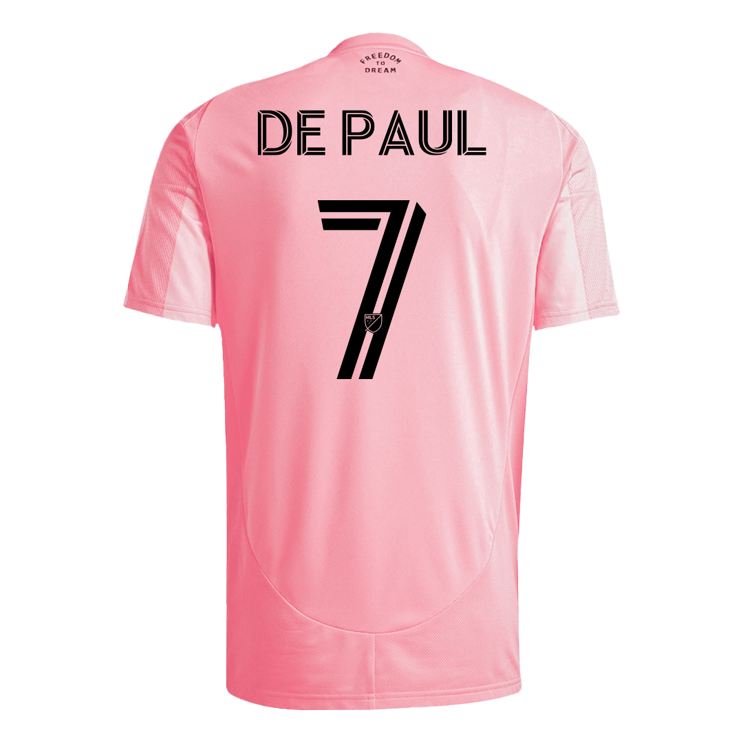 Maillot de foot Inter Miami CF DE PAUL #7 Domicile 2025