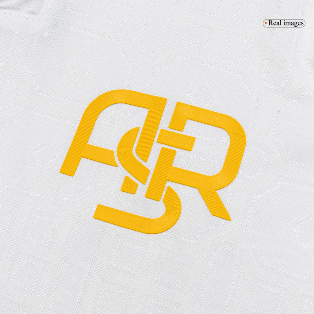 Camiseta de fútbol de visitante de la Roma 25/26, color blanco