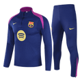 Barcelona Sweatshirt Kit 2025/26 - Navy (Top+Pants) - Football Shirt | SmartJerseys | Official Quality