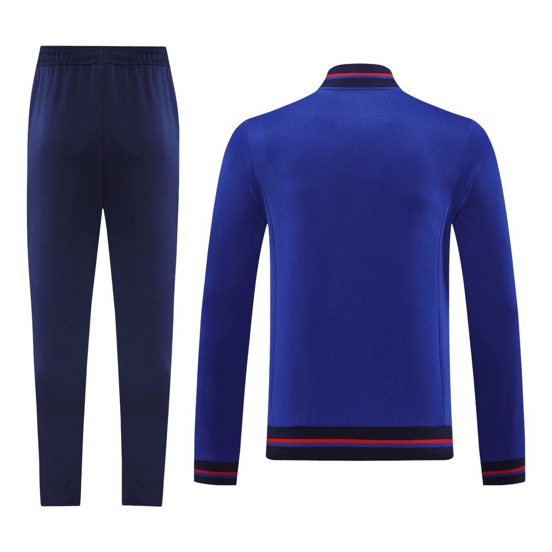 Equipación de entrenamiento Olympique Lyonnais 2025/26 - Azul (Chaqueta+Pantalones)