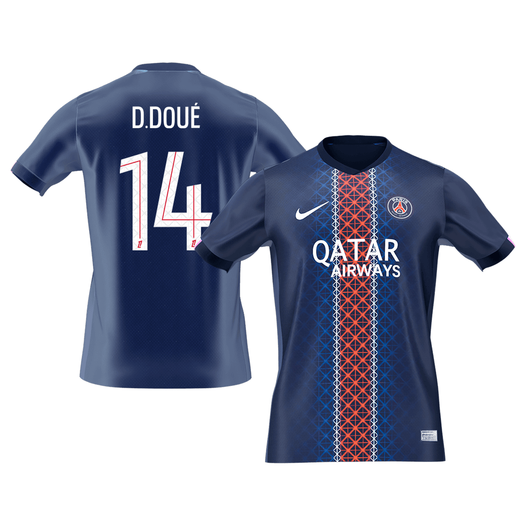PSG D.DOUÉ #14 Home Jersey 2025/26 - Football Shirt | SmartJerseys | Official Quality