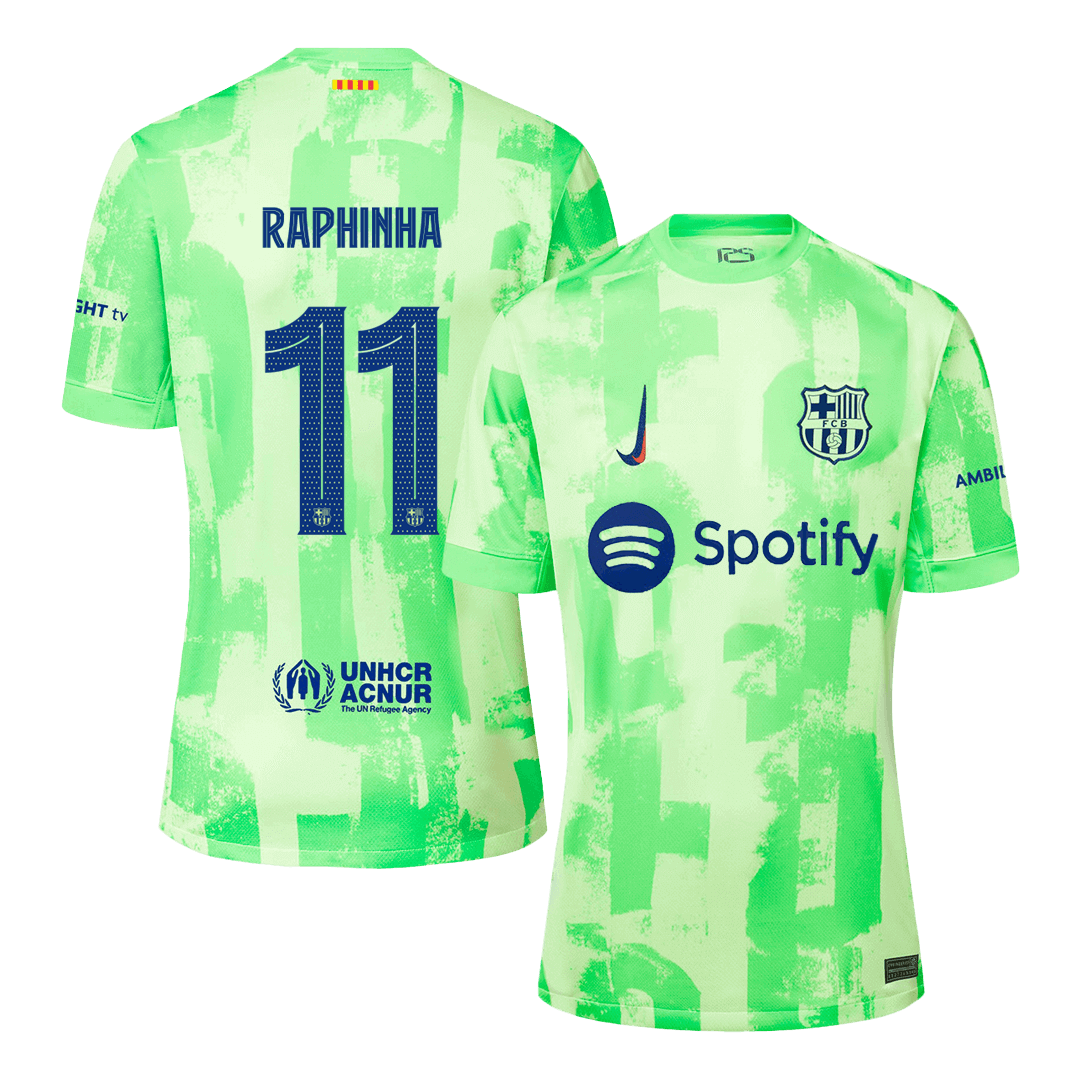 Barcelona RAPHINHA #11 Third Away Jersey 2024/25 - UCL Edition - Football Shirt | SmartJerseys | Official Quality