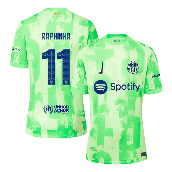 Barcelona RAPHINHA #11 Third Away Jersey 2024/25 - UCL Edition - Football Shirt | SmartJerseys | Official Quality