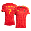 DE BRUYNE #7 Belgium Home Soccer Jersey World Cup 2026 Red - Football Shirt | SmartJerseys | Official Quality