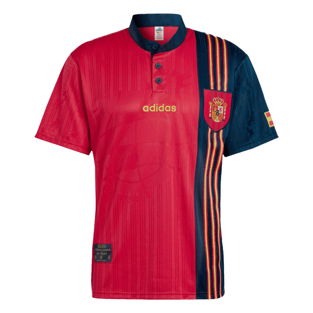 Spain Home Jersey Retro 1996 - Football Shirt | SmartJerseys | Official Quality