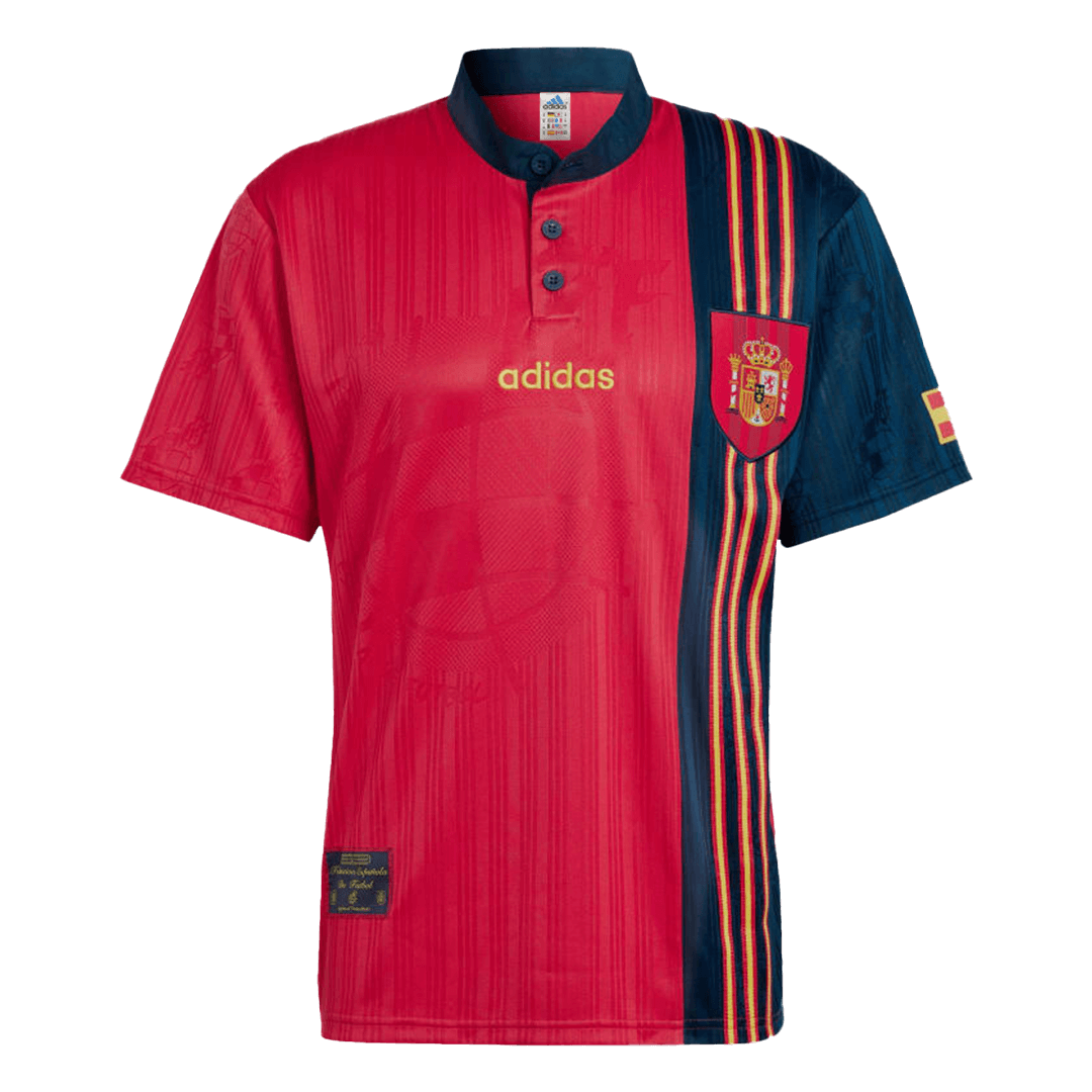 Spain Home Jersey Retro 1996 - Football Shirt | SmartJerseys | Official Quality