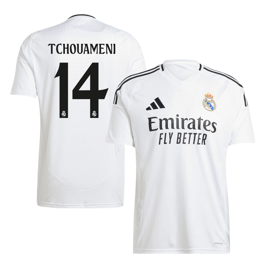 Real Madrid TCHOUAMENI #14 Home Jersey 2024/25 - Football Shirt | SmartJerseys | Official Quality