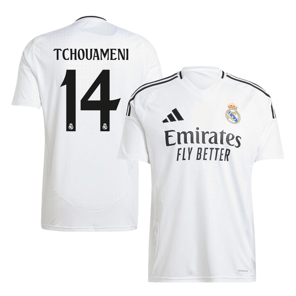 Real Madrid TCHOUAMENI #14 Home Jersey 2024/25 - Football Shirt | SmartJerseys | Official Quality