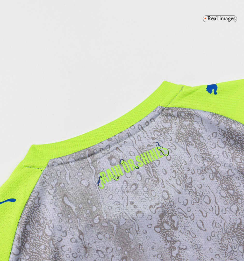 Kid's Manchester City Third Kit 25/26 Gray