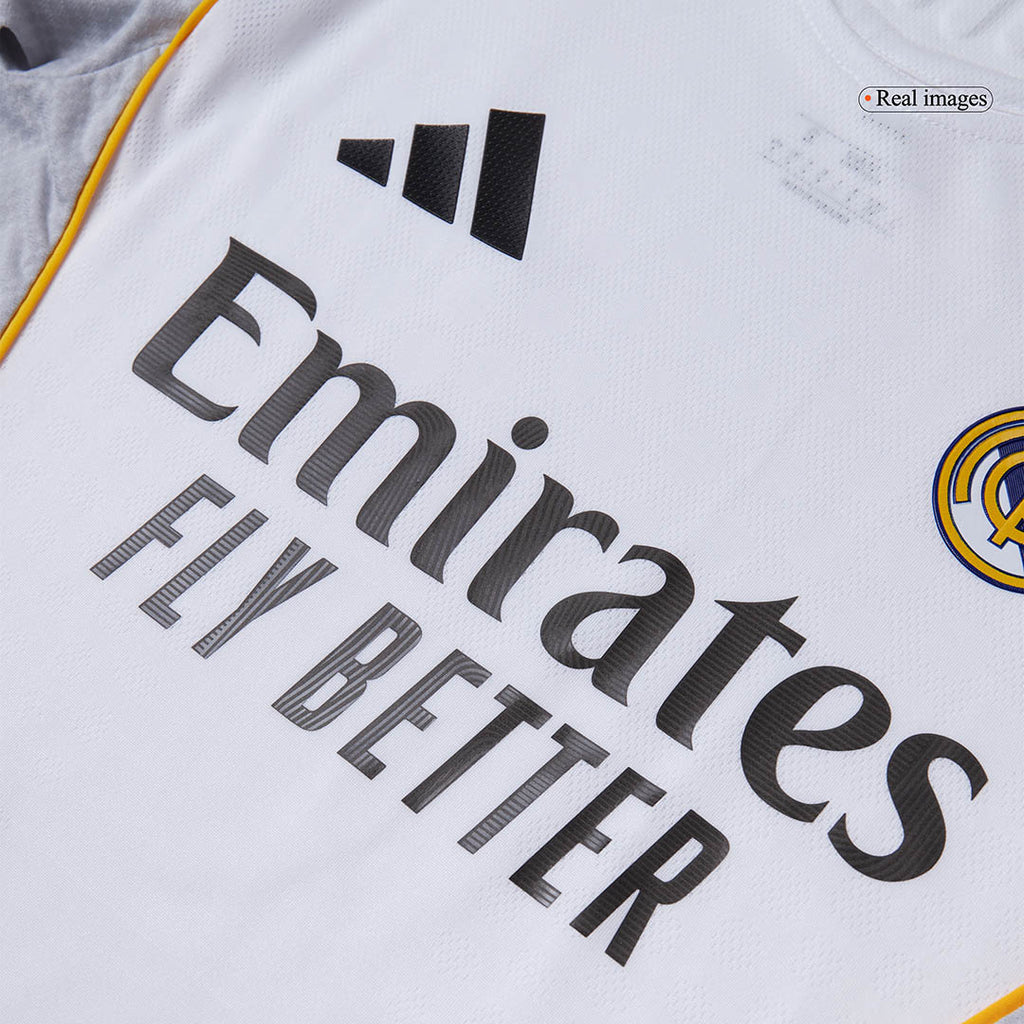 Camiseta de fútbol local auténtica del Real Madrid HUIJSEN #24 2025/26