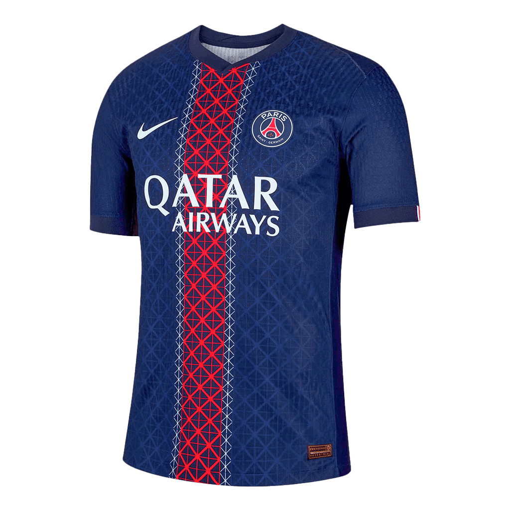 PSG B.BARCOLA #29 Home Soccer Jersey Authentic 2025/26