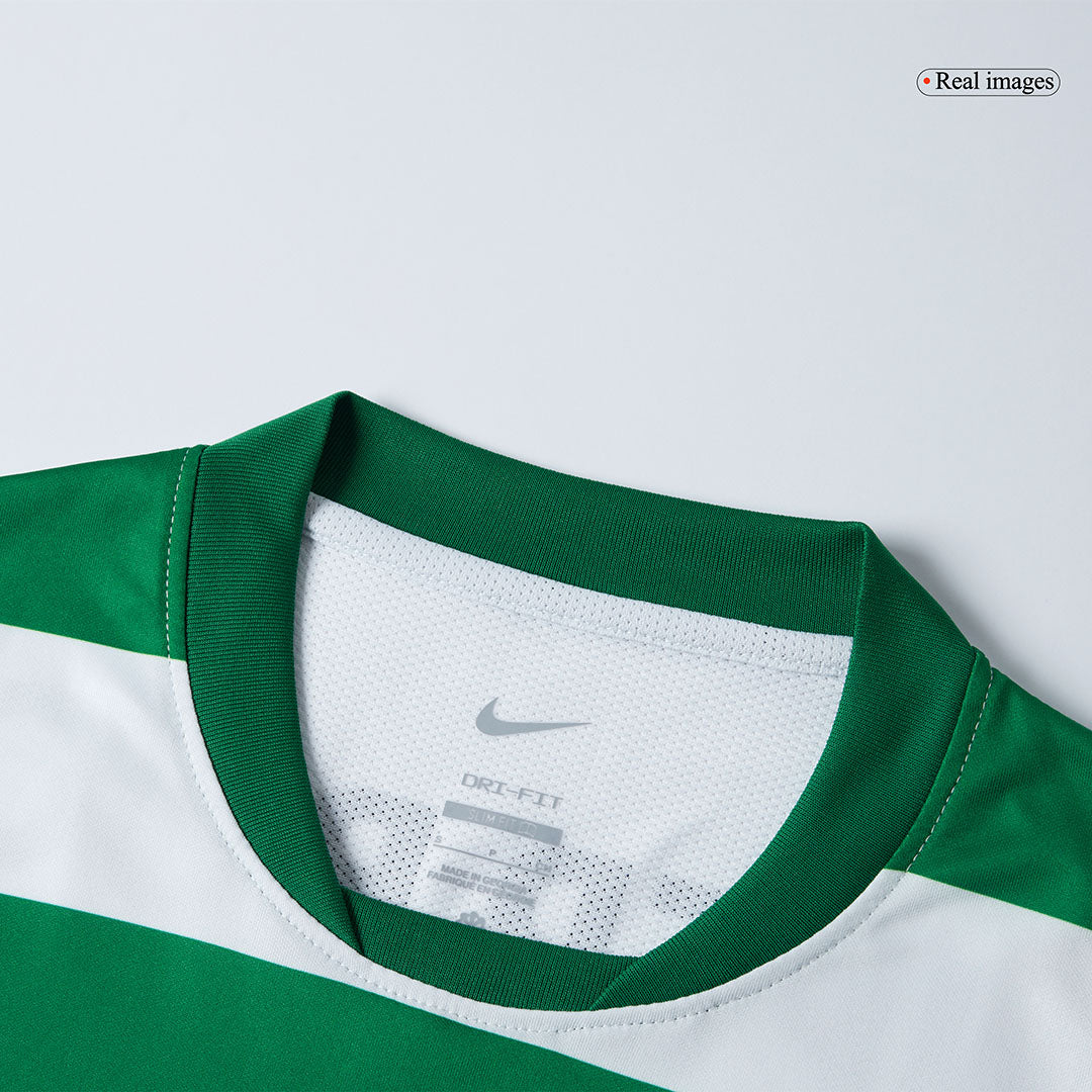 Camiseta de fútbol local del Sporting CP 25/26 verde y blanco