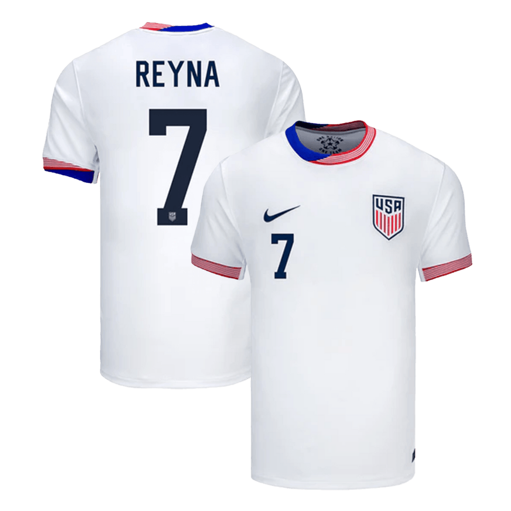 USA REYNA #7 Home Jersey Copa America 2024 - Football Shirt | SmartJerseys | Official Quality