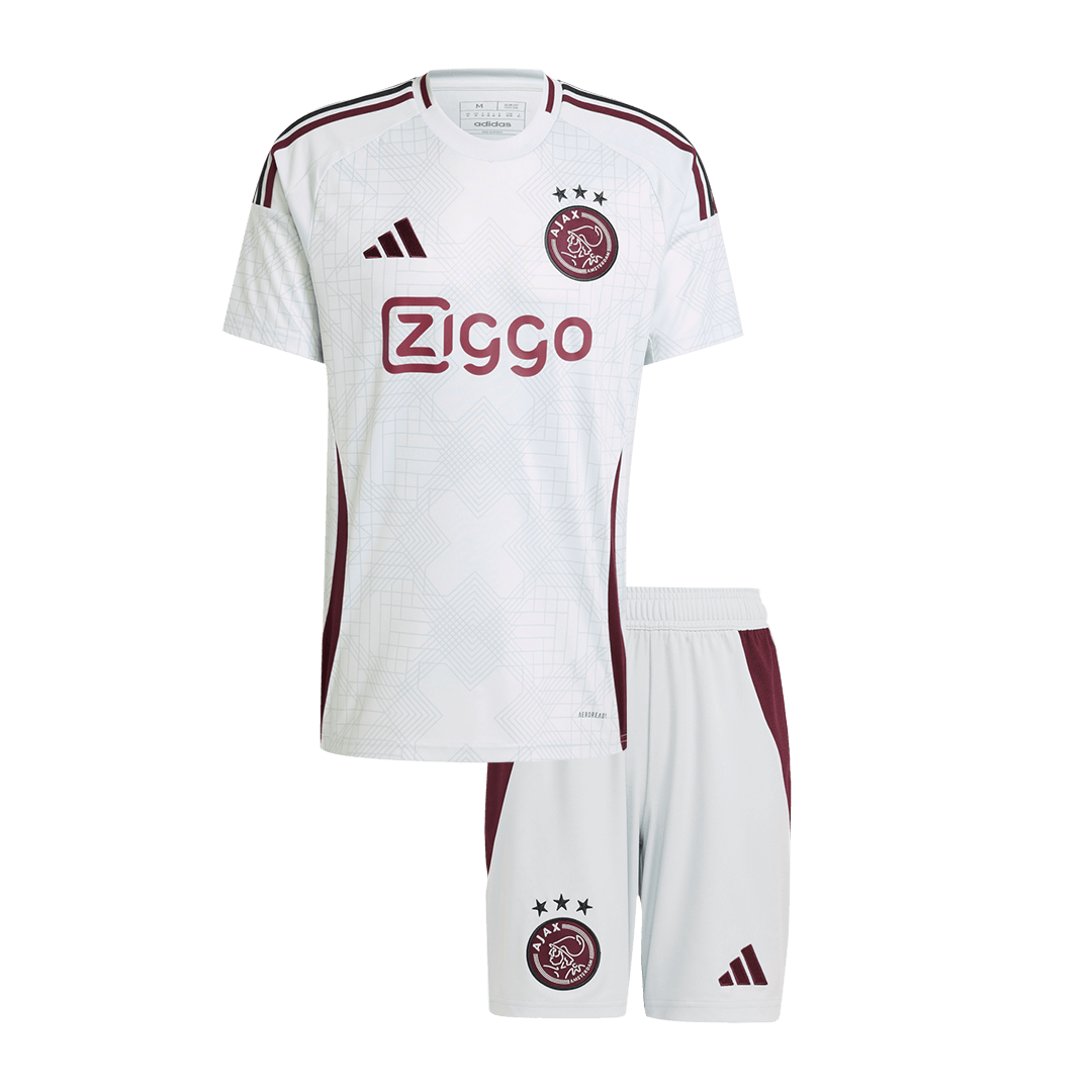 Kid's Ajax Third Away Soccer Jersey Kit(Jersey+Shorts) 2024/25 - Football Shirt | SmartJerseys | Official Quality