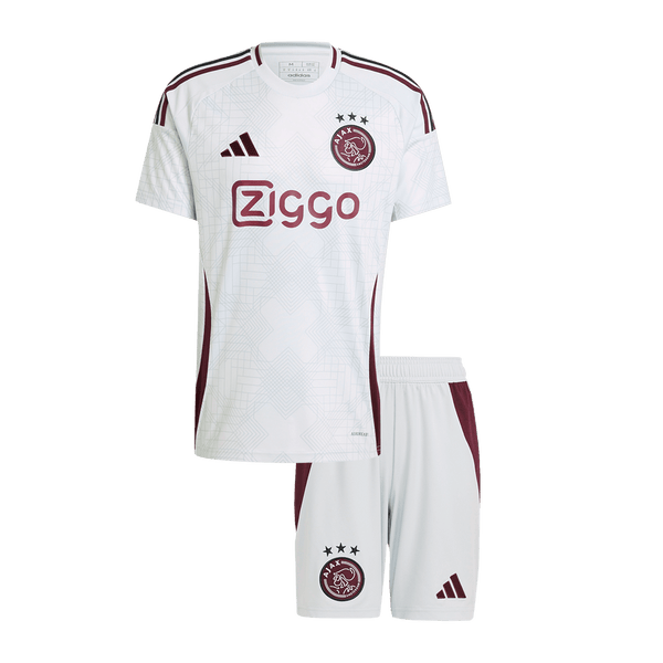 Kid's Ajax Third Away Soccer Jersey Kit(Jersey+Shorts) 2024/25 - Football Shirt | SmartJerseys | Official Quality
