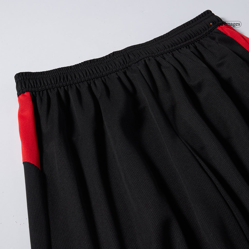 Tenue domicile de l'AC Milan (maillot + short + chaussettes) 2025/26 Rouge et Noir