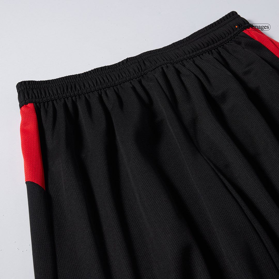 Tenue domicile de l'AC Milan (maillot + short + chaussettes) 2025/26 Rouge et Noir