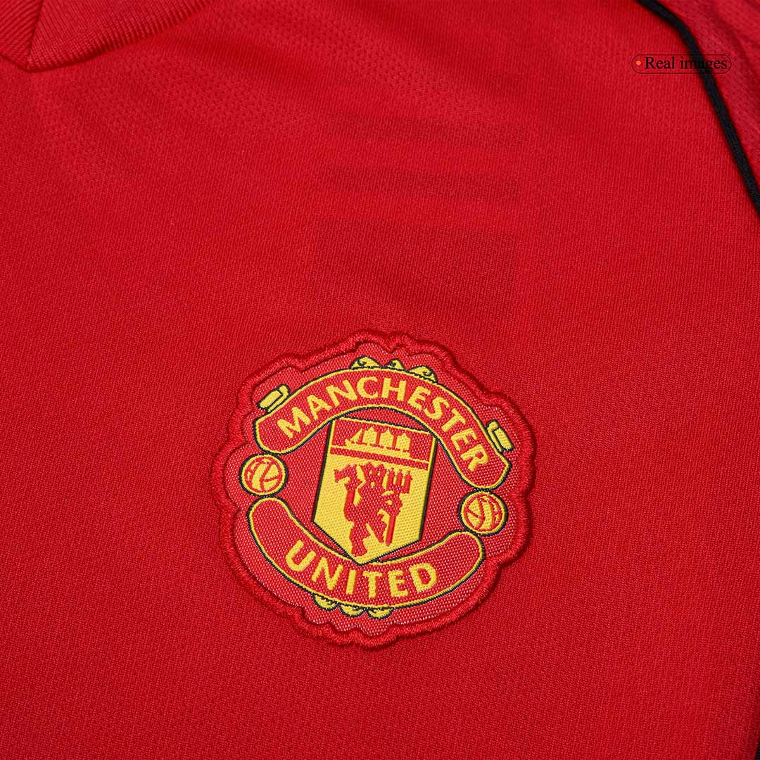 Kid's Manchester United Home Soccer Jersey Kit(Jersey+Shorts+Socks) 2025/26 Red