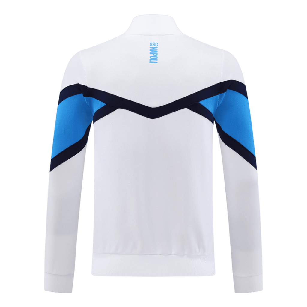 Kit de entrenamiento del Napoli 2025/26 - Blanco (Chaqueta + Pantalón)