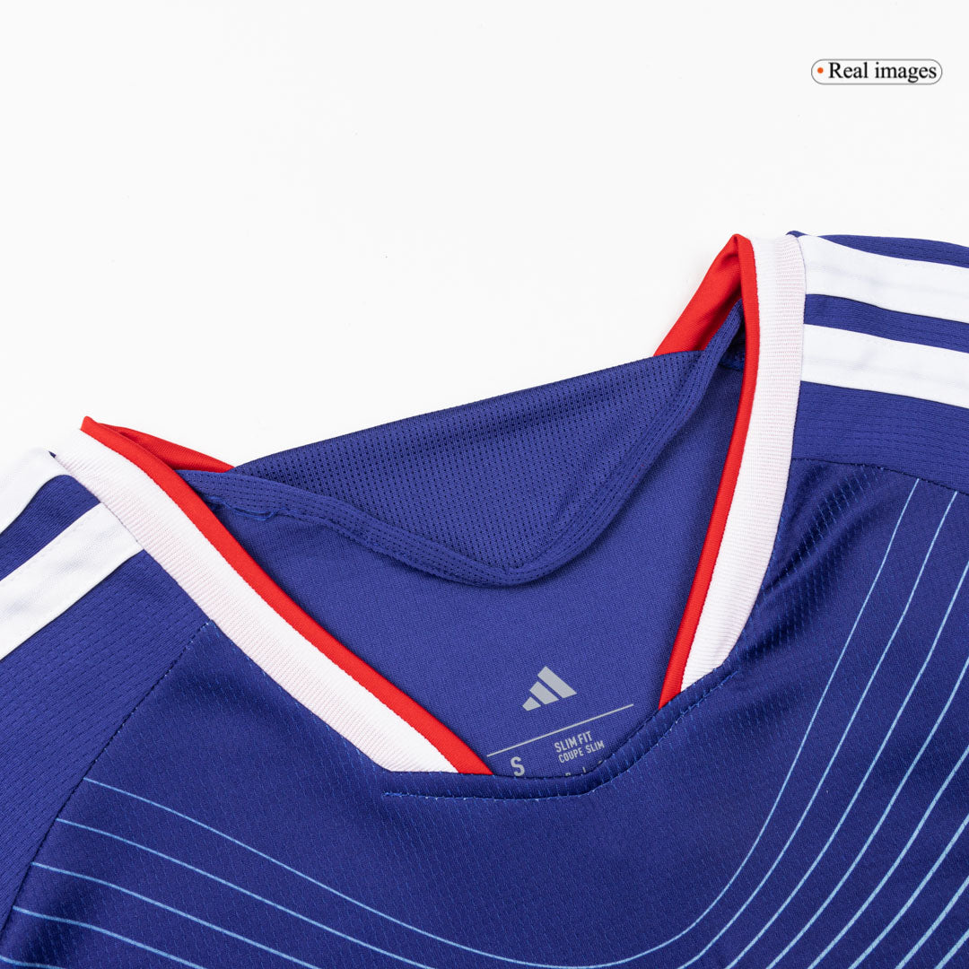Camiseta de fútbol local de Japón para la Copa Mundial 2026, color azul marino
