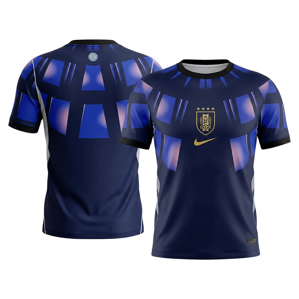 Maillot extérieur de l'Uruguay pour la Coupe du Monde 2026, bleu marine
