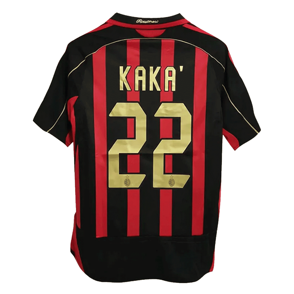 AC Milan KAKA' #22 Home Jersey Retro 2006/07 - Football Shirt | SmartJerseys | Official Quality