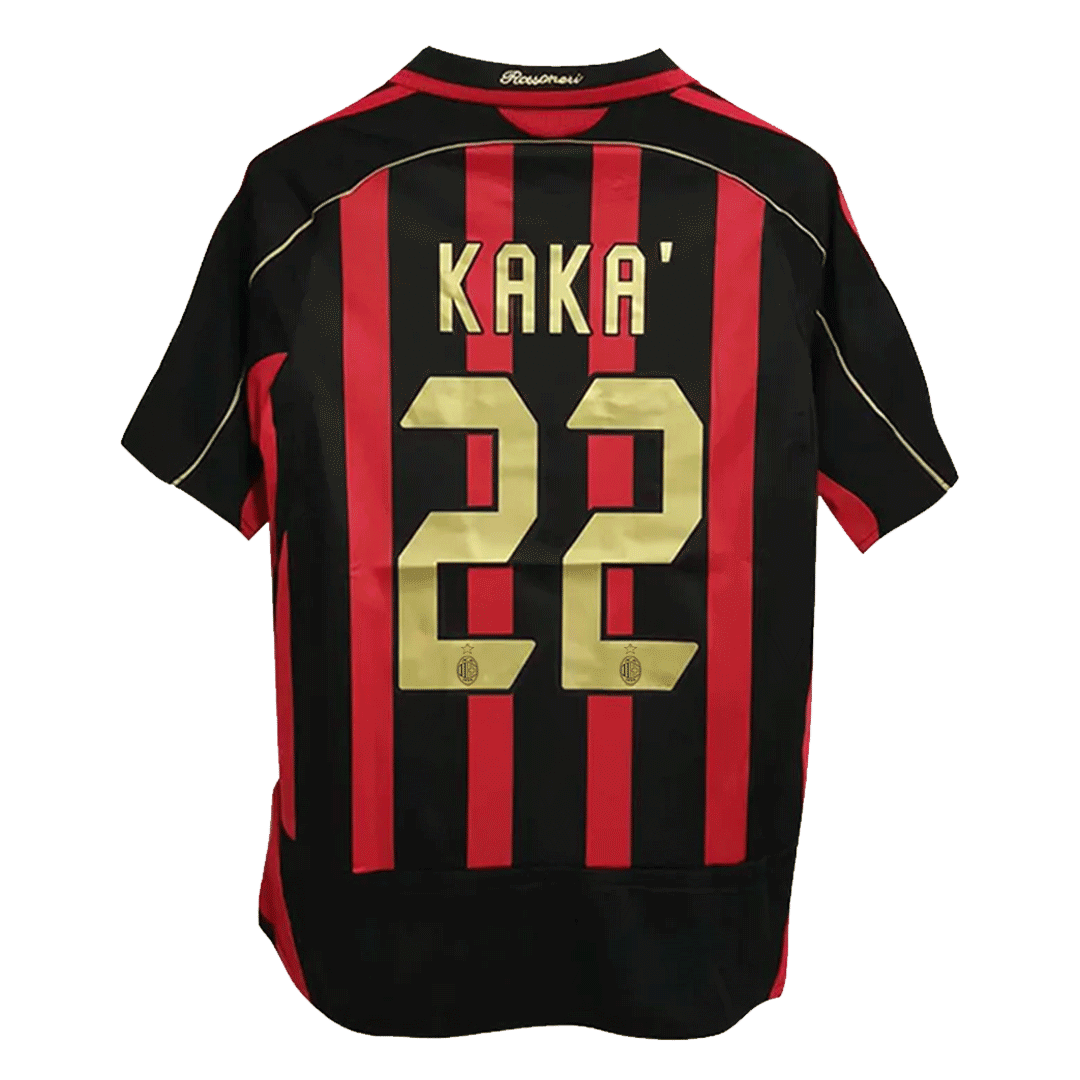 AC Milan KAKA' #22 Home Jersey Retro 2006/07 - Football Shirt | SmartJerseys | Official Quality