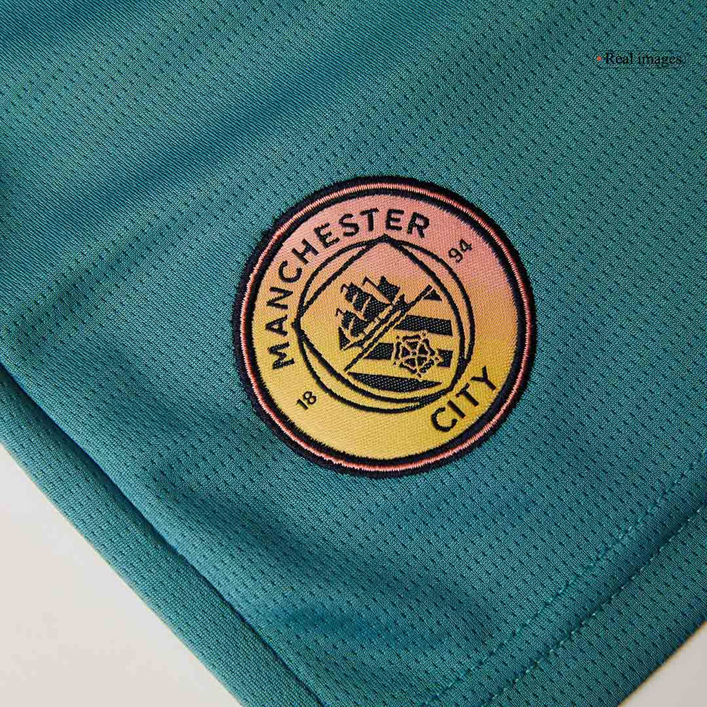 Manchester City Fourth Away Soccer Shorts 2024/25 - UCL