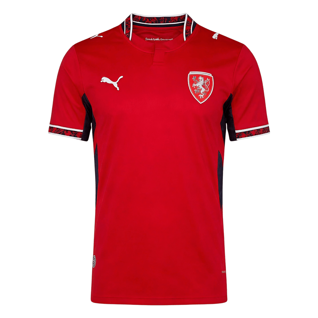 Maillot domicile de l'équipe tchèque de football, Coupe du Monde 2026, rouge