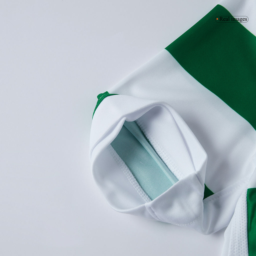 Camiseta de fútbol local del Sporting CP 25/26 verde y blanco