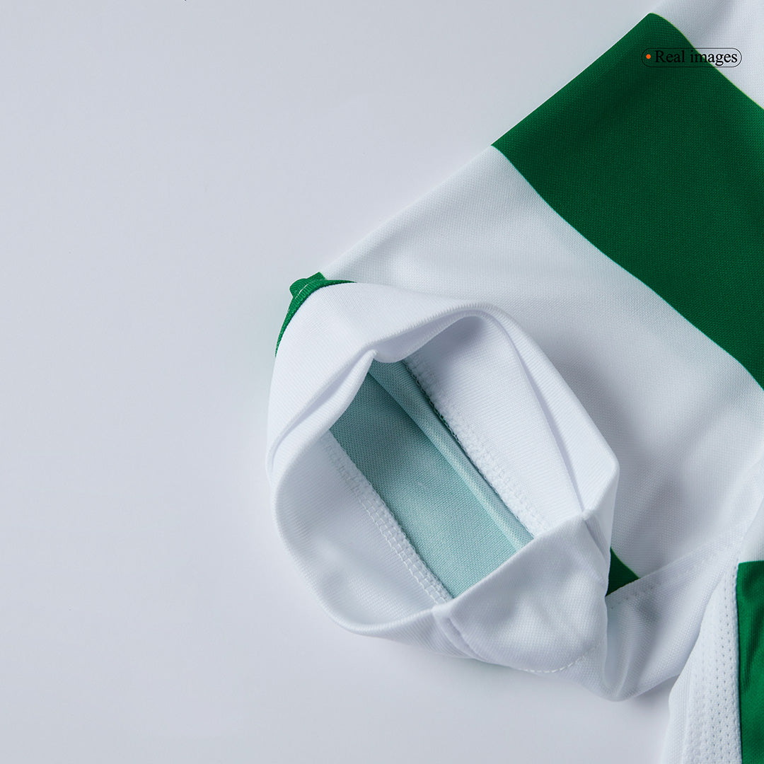 Camiseta de fútbol local del Sporting CP 25/26 verde y blanco