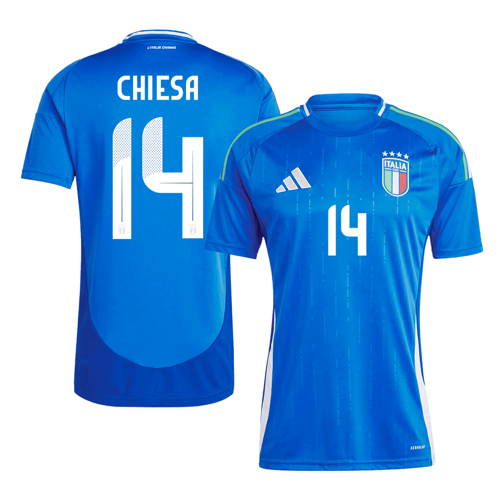 Italy CHIESA #14 Home Jersey EURO 2024 - Football Shirt | SmartJerseys | Official Quality