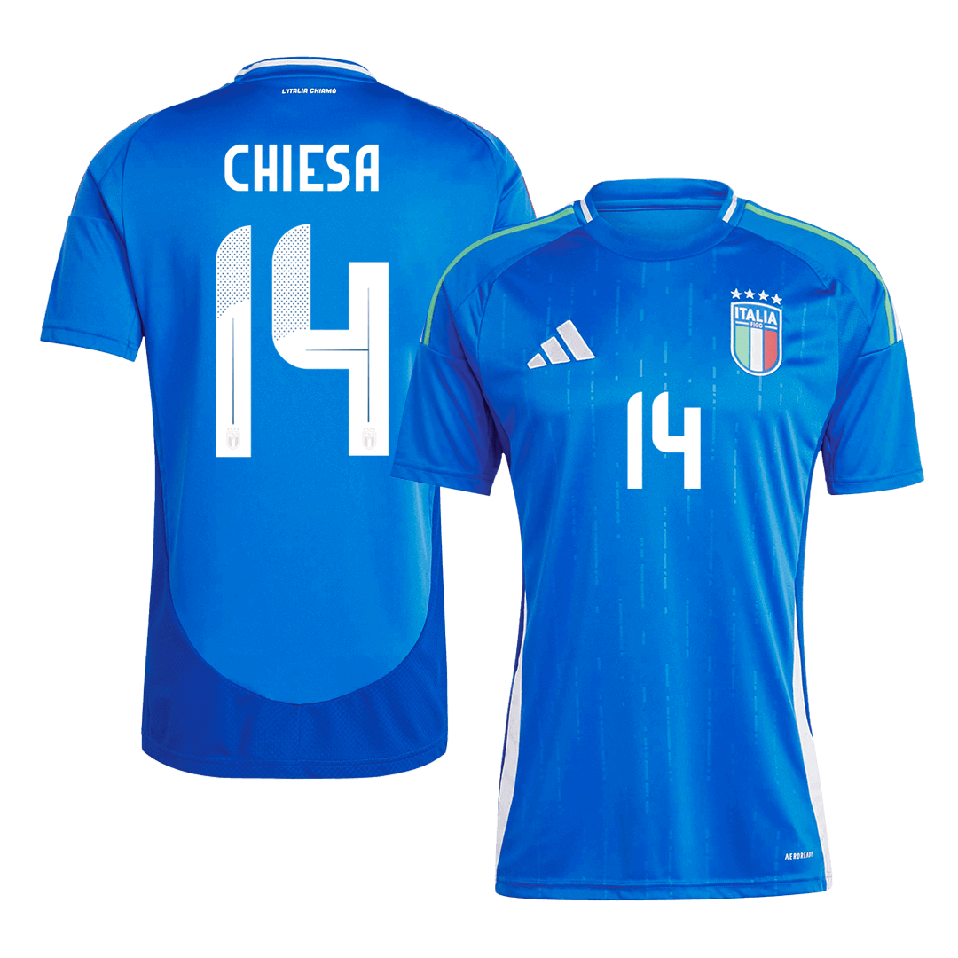Italy CHIESA #14 Home Jersey EURO 2024 - Football Shirt | SmartJerseys | Official Quality