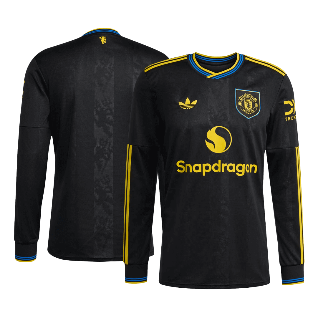 Maillot extérieur troisième manches longues de Manchester United 2025/26