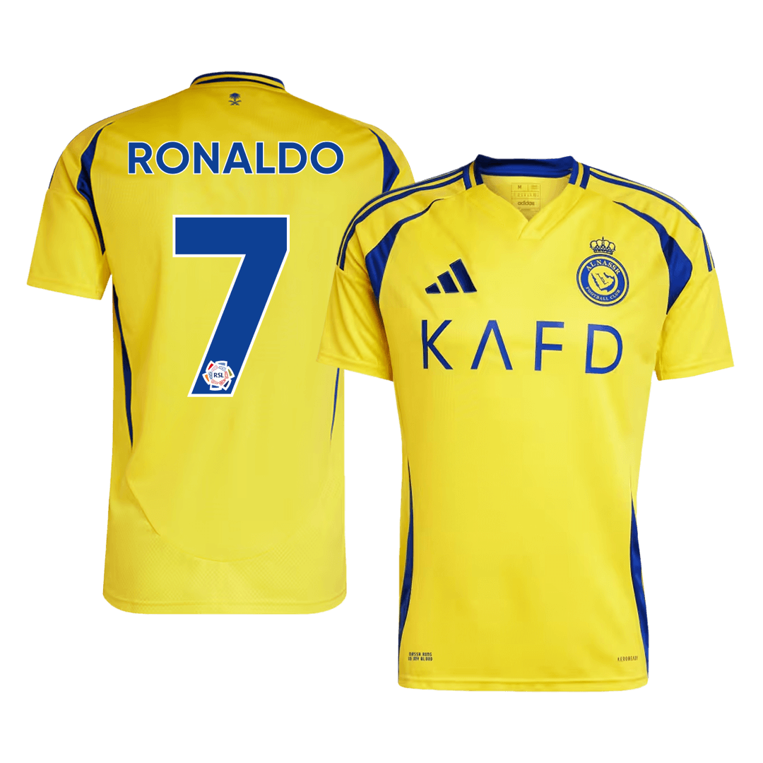 Al Nassr RONALDO #7 Home Jersey 2024/25 - Football Shirt | SmartJerseys | Official Quality