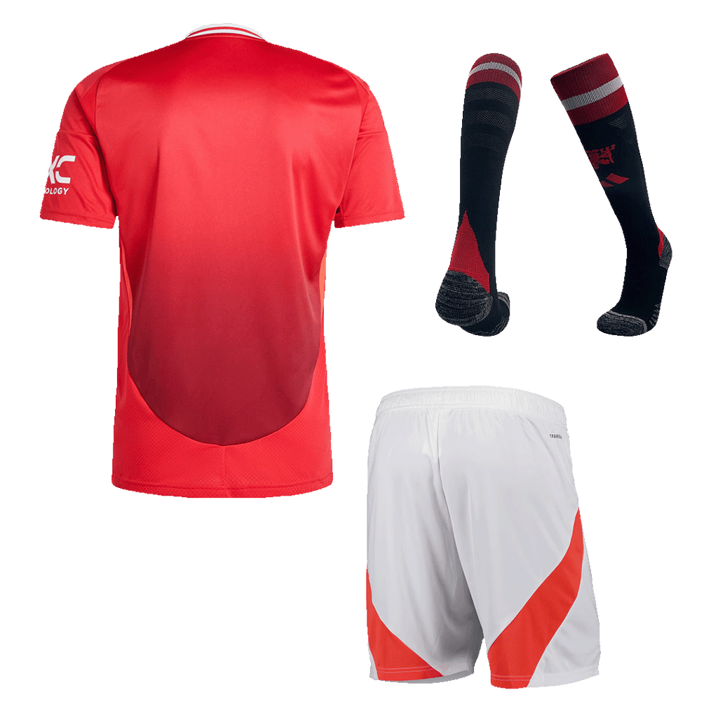 Manchester United Home Jersey Kit 2024/25 (Jersey+Shorts+Socks)