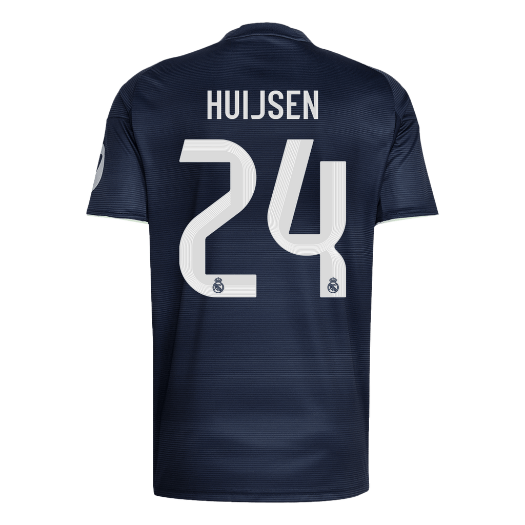 Real Madrid HUIJSEN #24 Away Soccer Jersey 2025/26
