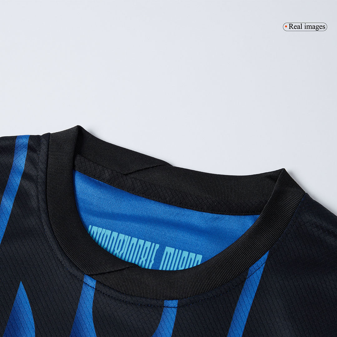 Camiseta de fútbol local del Inter de Milán 2025/26 para niños (camiseta y pantalón corto)