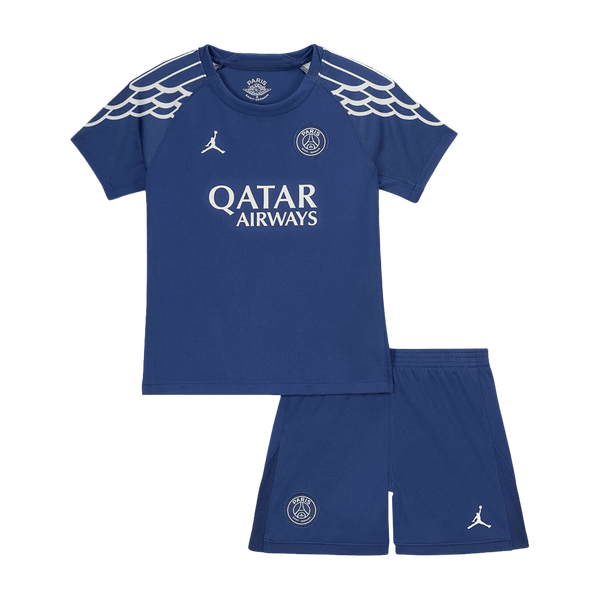 PSG Fourth Away Soccer Jersey Kit 2024/25 Kids(Jersey+Shorts) - Football Shirt | SmartJerseys | Official Quality