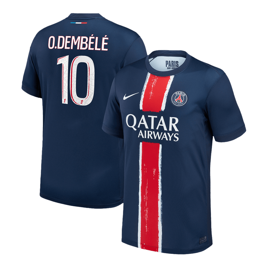PSG O.DEMBÉLÉ #10 Home Soccer Jersey 2024/25 - Football Shirt | SmartJerseys | Official Quality