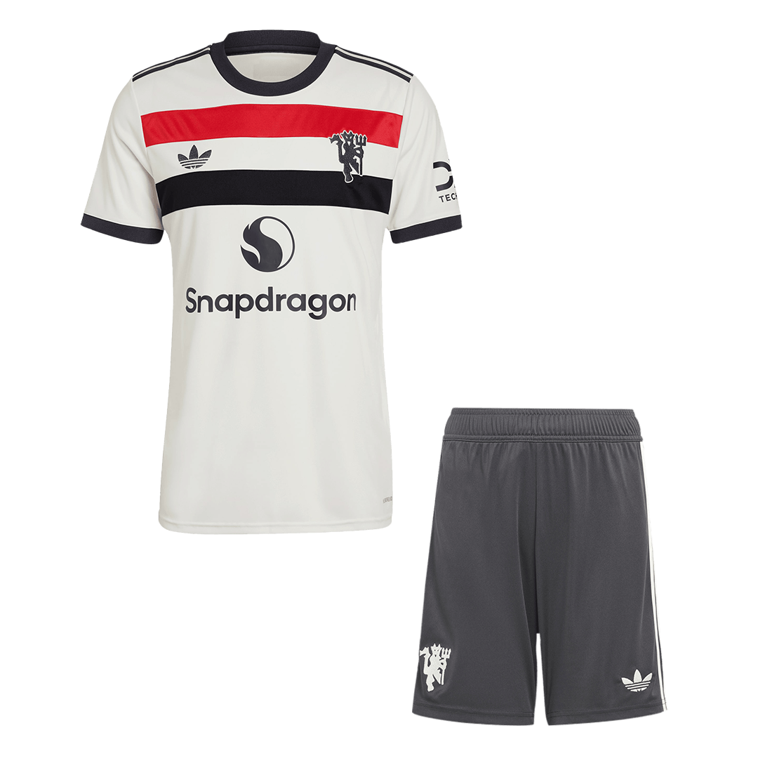 Manchester United Third Away Soccer Jersey Kit 2024/25 (Jersey+Shorts) - Football Shirt | SmartJerseys | Official Quality