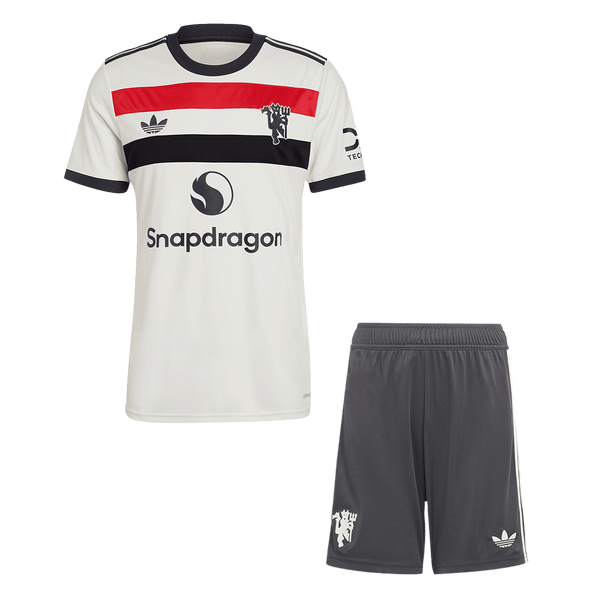 Manchester United Third Away Soccer Jersey Kit 2024/25 (Jersey+Shorts) - Football Shirt | SmartJerseys | Official Quality