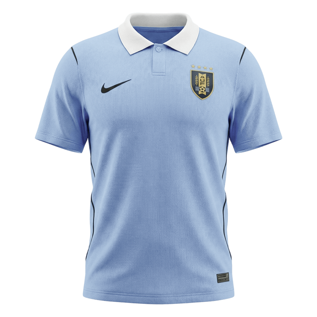Camiseta de fútbol local de Uruguay Copa Mundial 2026 Azul
