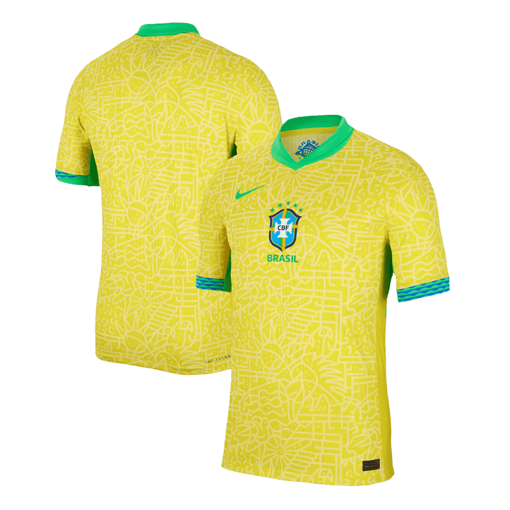 Maillot domicile authentique du Brésil pour la Copa America 2024