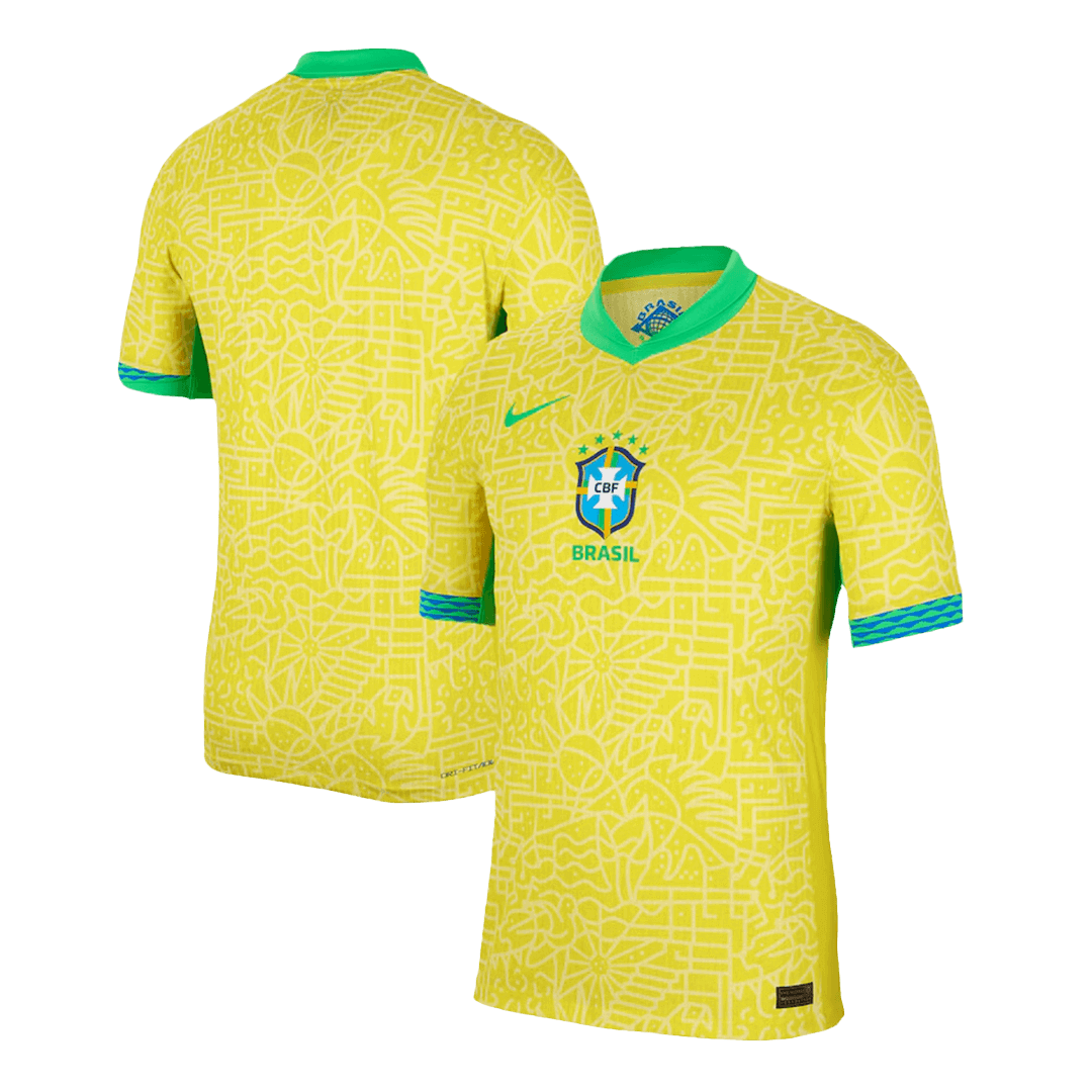 Maillot domicile authentique du Brésil pour la Copa America 2024