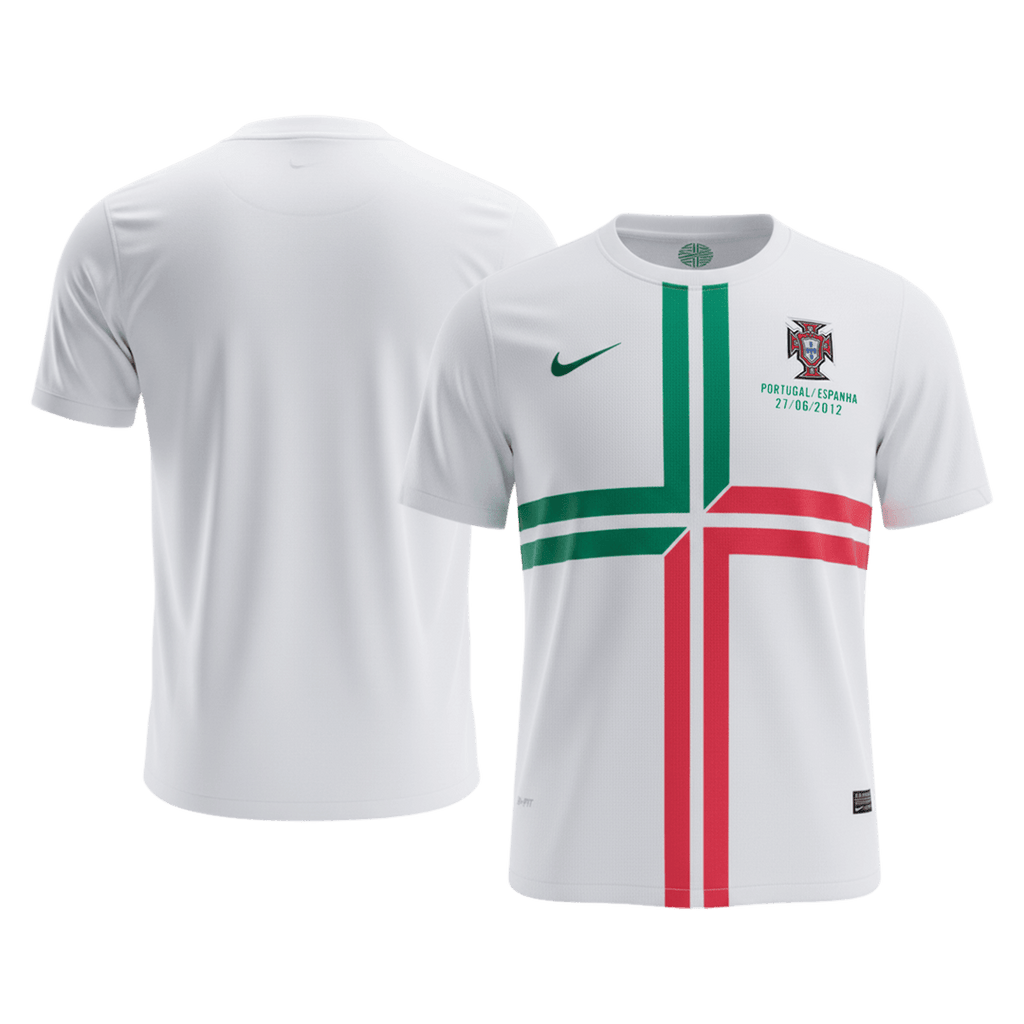 Portugal Away Soccer Jersey Retro 2012