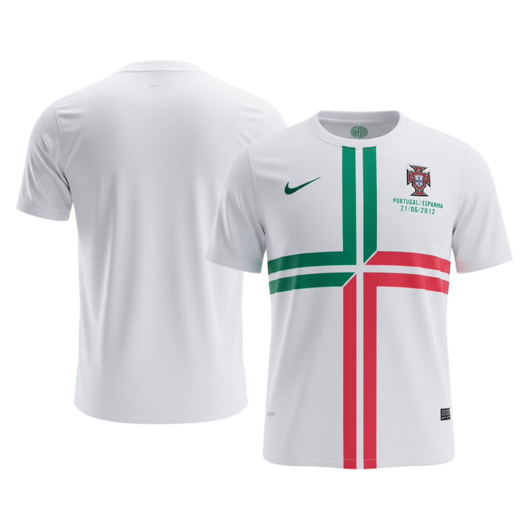 Portugal Away Soccer Jersey Retro 2012