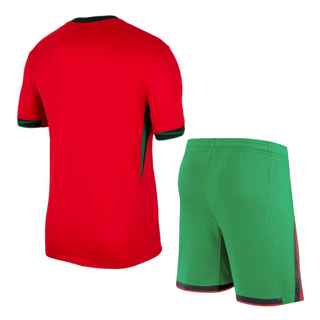 Camiseta local de Portugal para la Eurocopa 2024 (Camiseta y pantalón corto) 